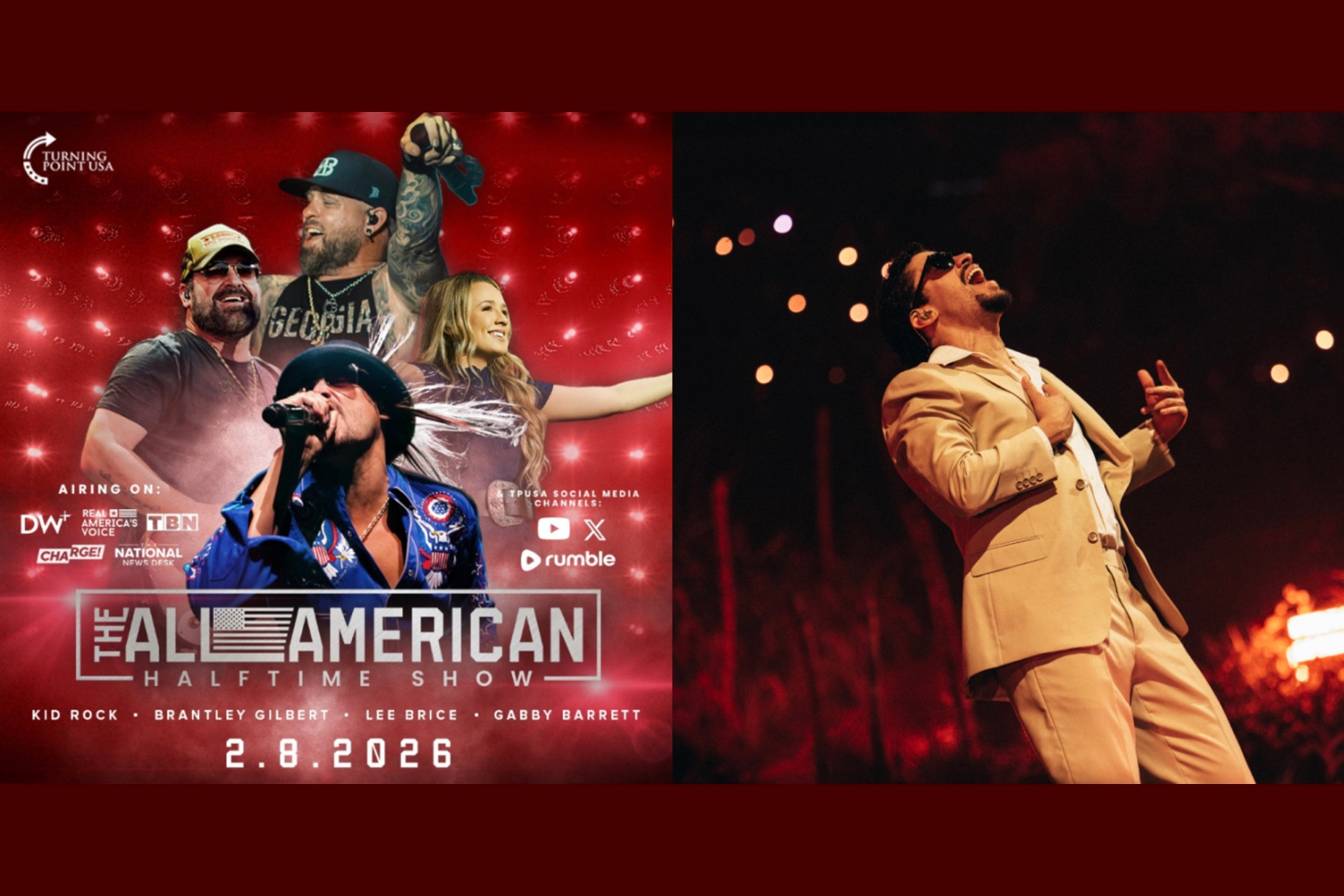 TPUSA’s ‘All American’ Halftime Show Dismisses Bad Bunny and Pushes a Segregated Vision of Who Counts as American